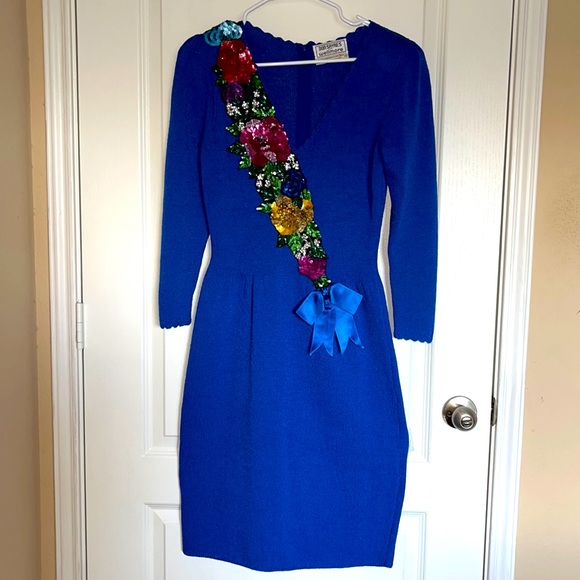 Vintage 1980 dress - Picture 1 of 9